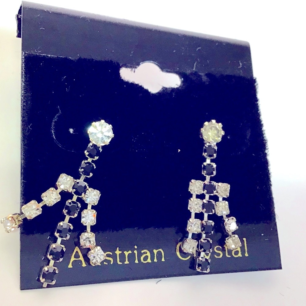 Austrian Crystal Pierced Earrings